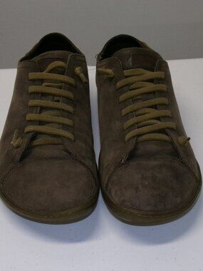Camper Peu Casual Brown Leather Slip On Sneakers Mens Size 14 Shoes 17665-011